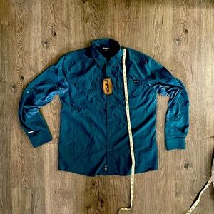 NRS Guide Shirt. New w/ tags. Atlantic color. Size Large.
